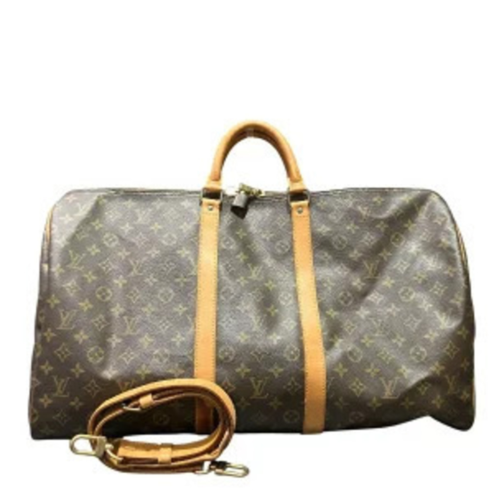 Louis Vuitton Keepall Bandouliere Boston Bag Monogram Canvas